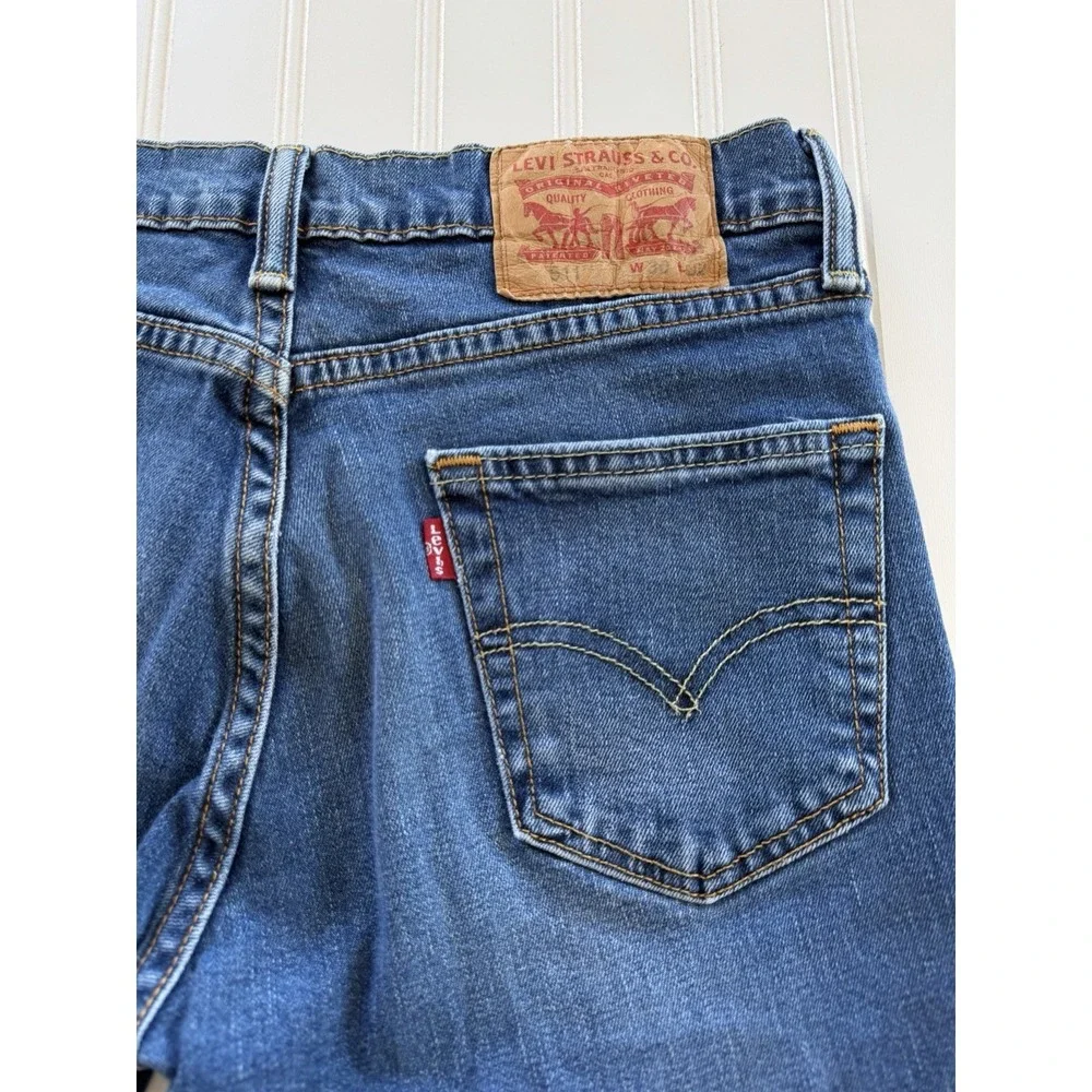 Levi's 511 Stretch Slim Fit Medium Wash Denim Tapered Leg Jeans Men's Size 30x32